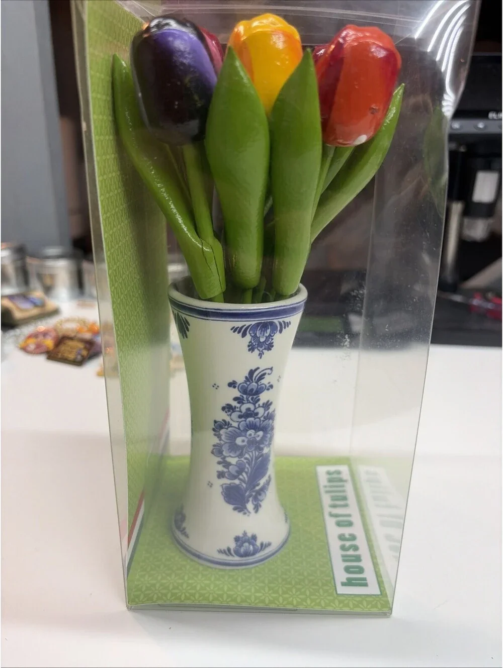 9 Wooden tulips Dutch flower Wood tulip Gift Mother Mom Wife Wedding Birthday